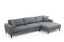 Atelier Del Sofa Sofá Cama Esquinero Derecho Nordic Corner L3+Chl Gris Oscuro 303x160 cm